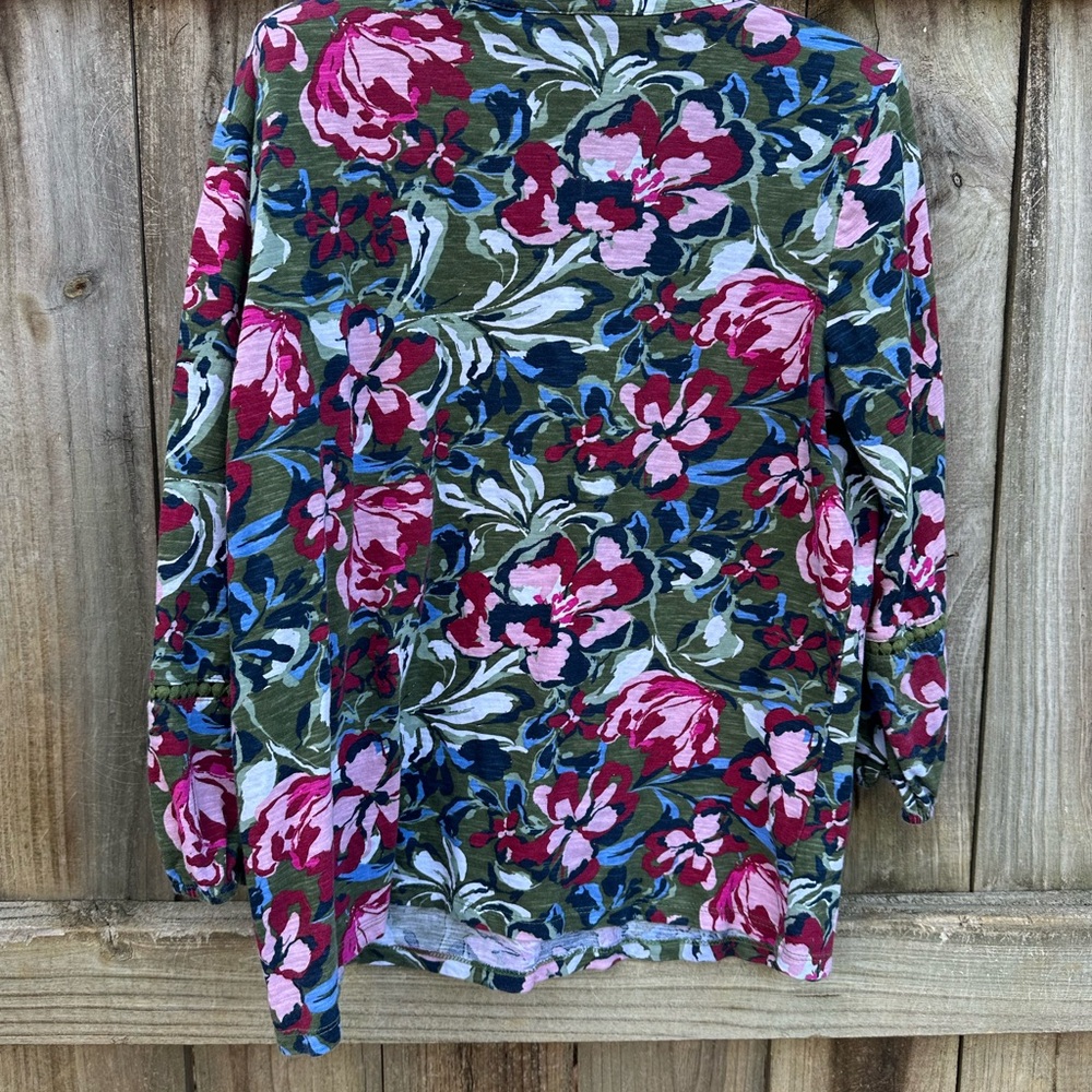 Wonderly cotton green floral top - Picture 3 of 10